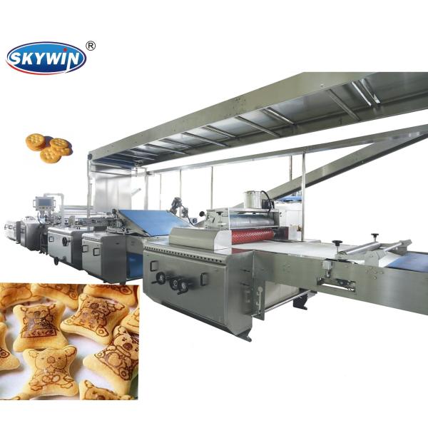 High Productivity Hello Panda Chocolate Injection Biscuit Production Line