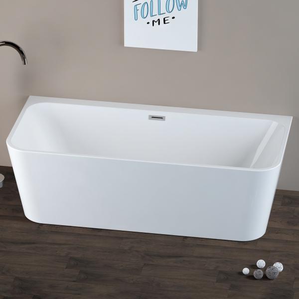 Quality White Acrylic Free Standing Bathtubs SPA Whirlpool Air Massage for sale