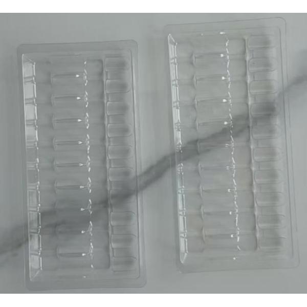 ISO Certificate Vial Ampoule Trays Plastic Packing Tray For 2ml 3ml 5ml 10ml
