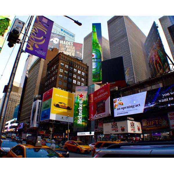 Large Outdoor LED Advertising Screens For Shopping Mall Digital P8 P10 Display
