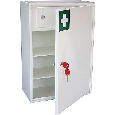 Quality Empty Metal First Aid Cabinet , Medical Storage Cabinet With Drawer for sale