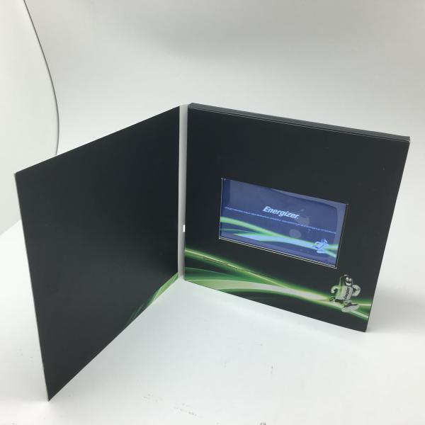 TFT PU LEATHER A5 LCD VIDEO CARD / LCD VIDEO BROCHURE For PROMOTION
