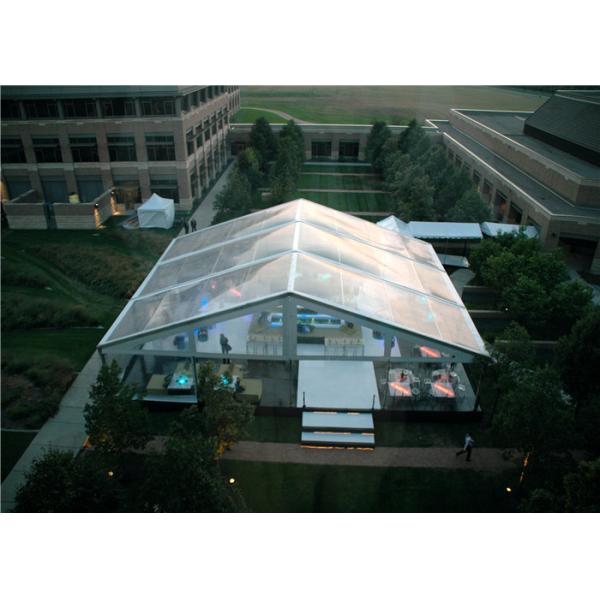 Aluminum Alloy Easy Set Up Clear Event Tent Flame Resistant 18m * 20m Canopy