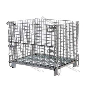 China ODM Warehouse Storage Cages 500kg Wire Security Powder Coated wholesale