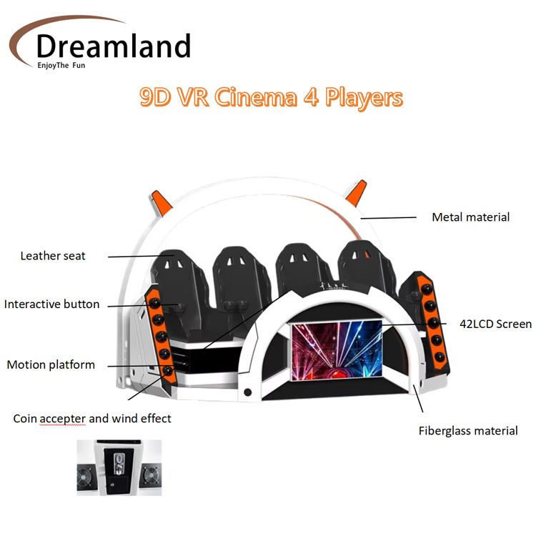 Experience The Future Vr Space Simulator With Large Display Screen Vr Gaming Equipment 9D VR Cinema Directly Selling Advanced Technology And High