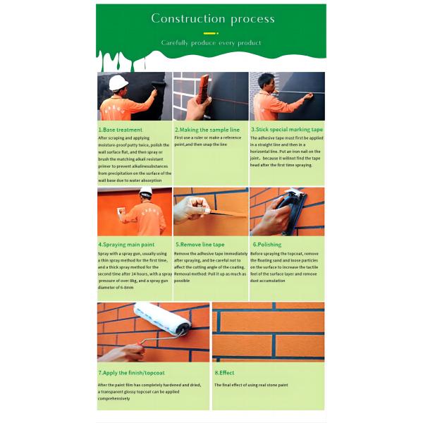 Top-Notch Asian Paints Eco-Friendly Wall Spray Stone Paint Aging Resistance 250 Hours