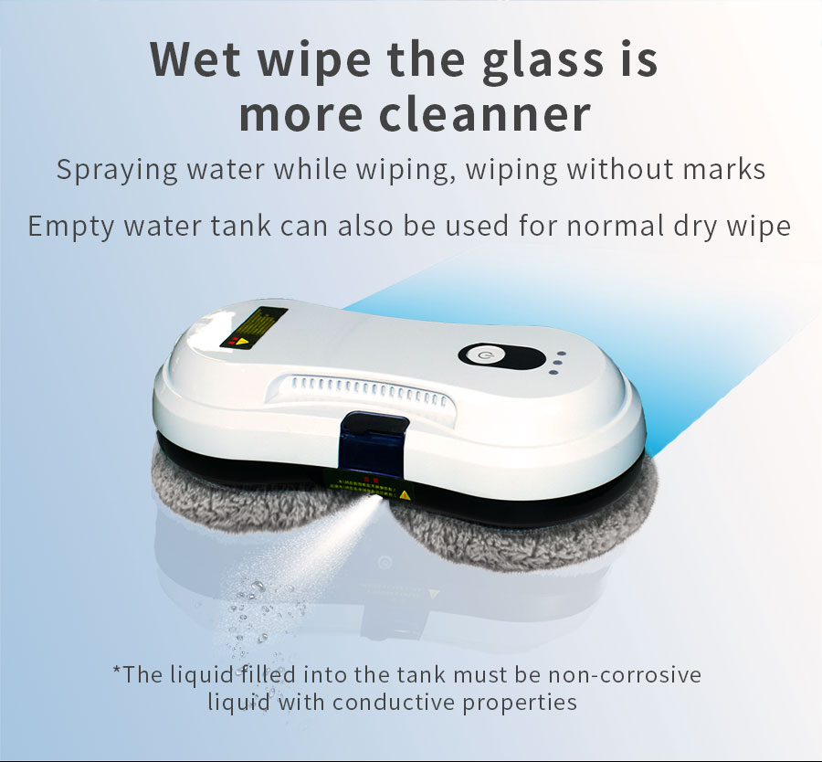 4Mins/M2 Clean Smart Robot 65dB 50Hz Robotic Window Cleaner Skyscraper