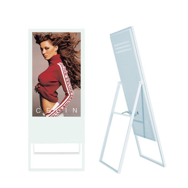 Quality Portable Free Standing 43" inch LED LCD WIFI network Android advertising board signage menu board for sale