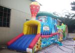 Challenge Race Inflatable Obstacle Course Train Tunnel Climb Slide