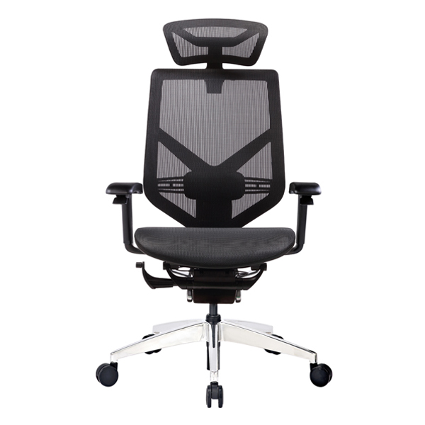 Ergonomic High Back Mesh Office Chair 4D Paddle Swivel With Headrest