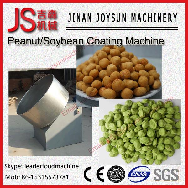Quality Stable Rotation Peanut Coating Machine / Processing Line Low Noise for sale