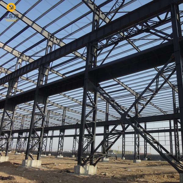 Quality Prefabricated Industrial Steel Buildings Construction With Aluminum Alloy Window for sale