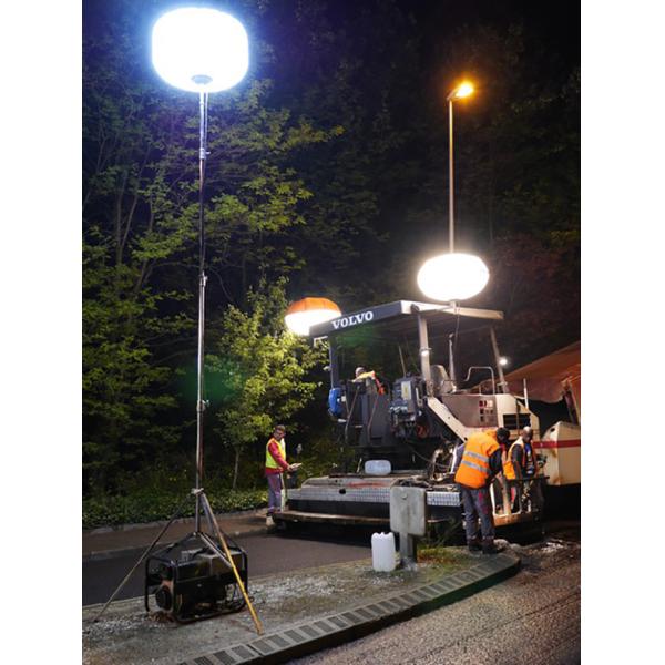360 Degree Portable Balloon Lights , Balloon Lights Construction 800w HMI 2.4/4.8kw
