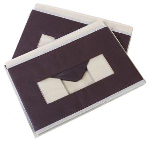 China Eco Folding 41L Non Woven Storage Box With Cardboard wholesale