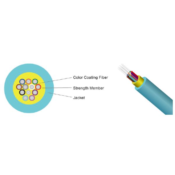 SENKO, LSZH 12F, Type B, Pre-terminated MPO to LC Harness Patch Cords