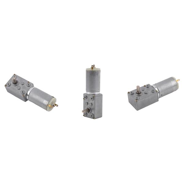 395DC-Mini Worm Gearbox DC Motor With Worm Gear Box For Robots And Toys