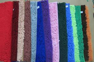 China Chenille floor mat polyester material pile height 12mm wholesale