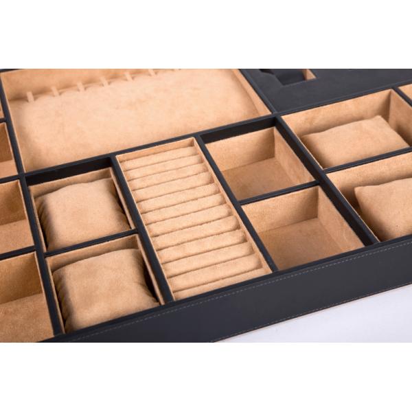 Minimalist Leather Jewelry Organizer Tray Customizable Storage For Wardrobes And Closets