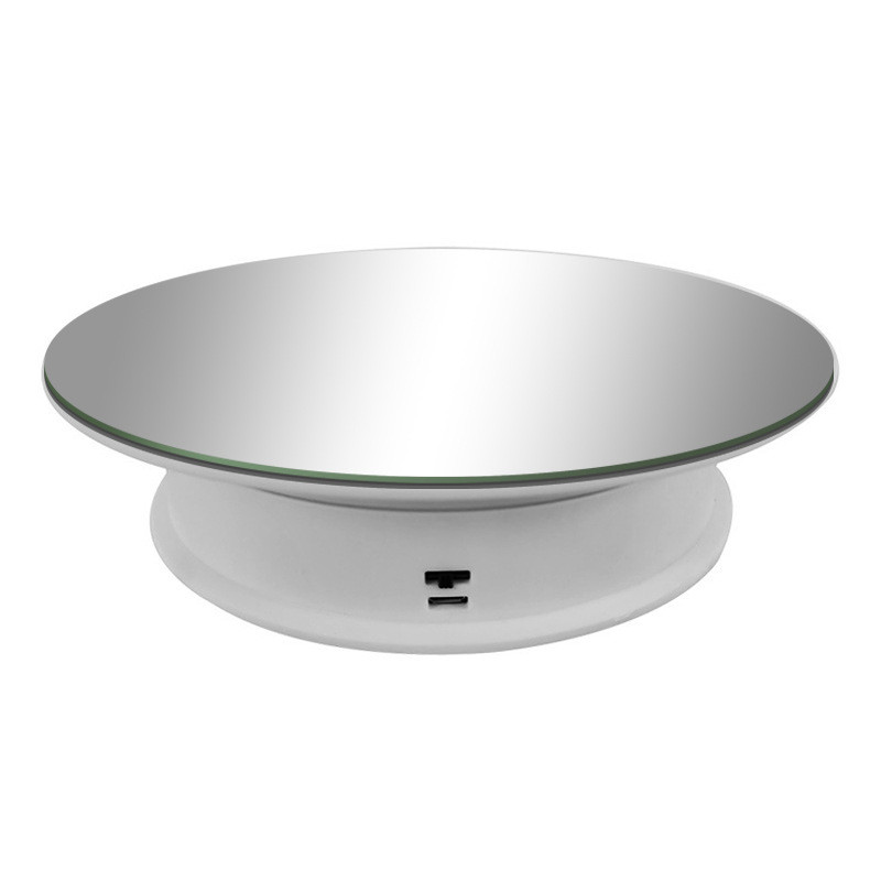 205mm Two Speed Rotating Photography Stand Electric Turntable Display Stand