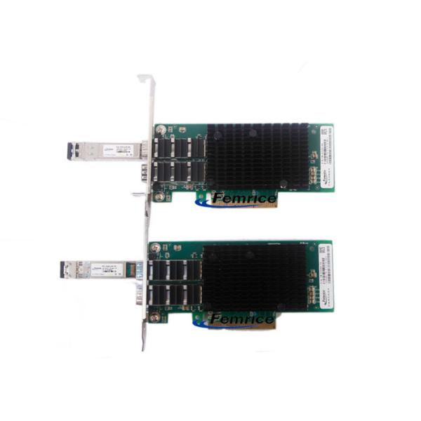 Femrice 10Gbps Dual Port Unidirectional Transmit Gigabit Ethernet Server Adapter PCIe x8 SFP+ Slots Network Controller