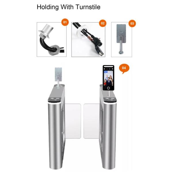 5 Inch Face Recognition Door Lock Time Attendance Fingerprint Reader Biometric Access Control Tablet