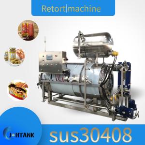 China Small Air Steam Food Sterilizer Machine Water Immersion Retort on sale