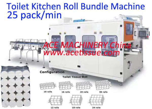 Quality Fully Automatic Toilet Roll Bundle Packing Machine The Perfect Addition to Your Production Line for sale