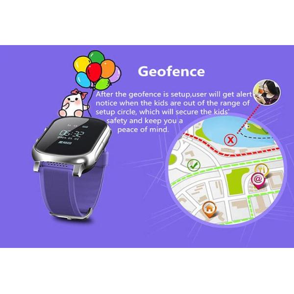 Anti - Lost GPS Locator Watch Digital Smart Talking SOS Key For IOS Android