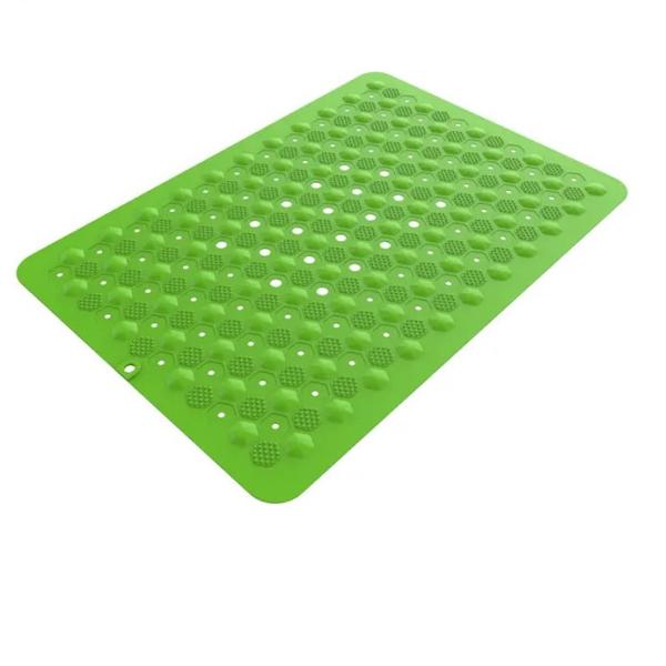 Practical Rectangular Suction Shower Mat , Gorilla Grip Patented Shower And Bath Mat