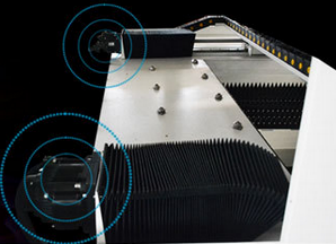 Sheet Metal CNC Fiber Laser Cutting Machine 3kw Double Table 3015