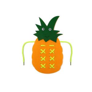 China Handmade 23*13cm Pineapple Laces Children'S Educational Toys on sale
