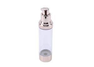 China Empty Transparent Airless Serum Pump Bottles Refillable And Reusable wholesale