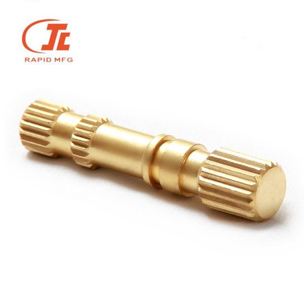 Lathe Machining Turning CNC Turning Parts Copper / Brass Auto Components Durable