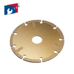 China 115mm Yellow Vacuum Brazed Diamond Tools Painting Finishing No Pollution wholesale