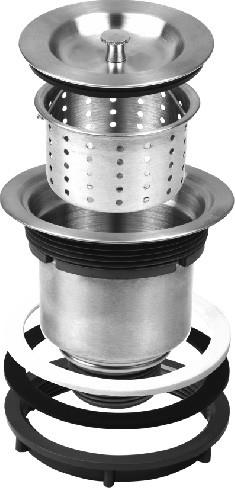 2 Inch Sink Drain Protector , Stainless Steel Sink Accessories Bathtub Drain Protector