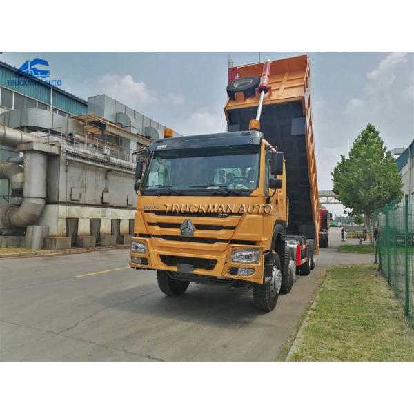 12 Wheel 371HP SINOTRUK HOWO 25 Cubic Meter Truck For Ghana