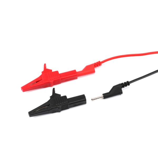 4mm Power Inverter Battery Cable 55mm 85mm HV Alligator Clamp For 2000V Battery