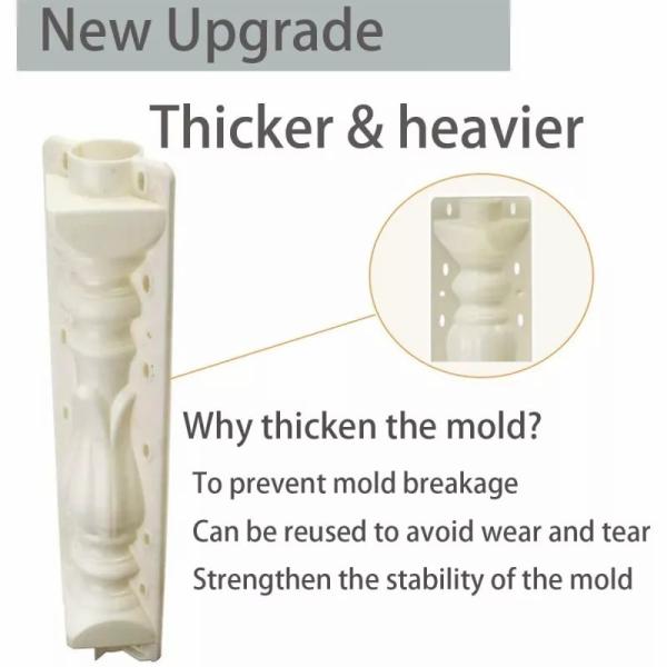Quality Custom-Made Precast Concrete Balustrade Rail Base Beam Mold for sale