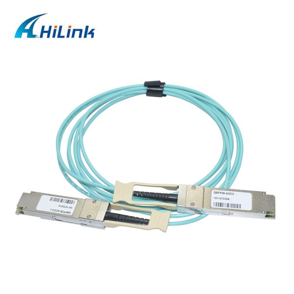 AOC 5M OM3 850nm MPO SFP Active Optical Cable QSFP28 To QSFP28