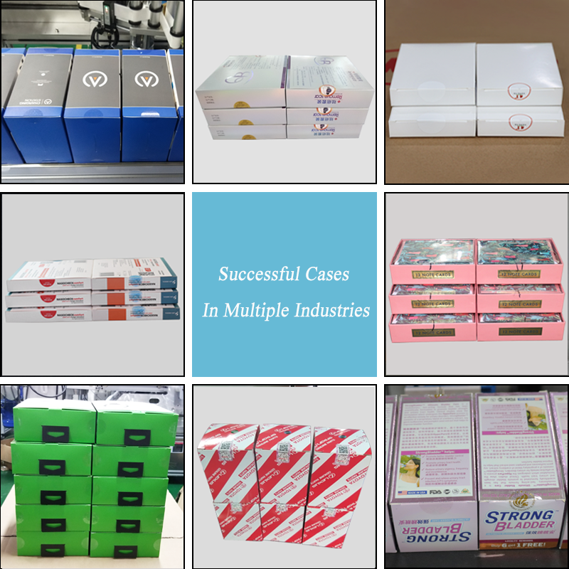 FK816 double-sided paper box corner flat box labeling machine for single side sticker