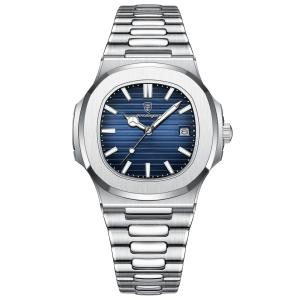 Band Width 20mm Stainless Steel Quartz Wrist Watch Time Display Option Weighs 135g