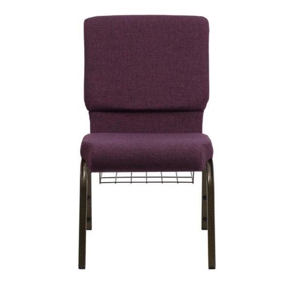 Iron Steel Interlocking Burgundy Church Chairs Auditorium Church Furniture
