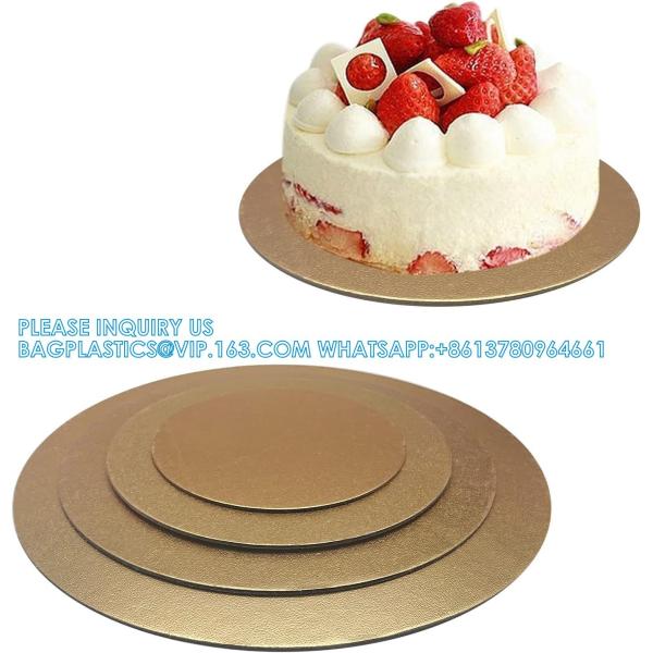 Cakeboard Round, 4, 6, 8, 10, 12 Inch Cake Base Cardboards, Round Cake Circles, Each Size, Set For Baking Cake
