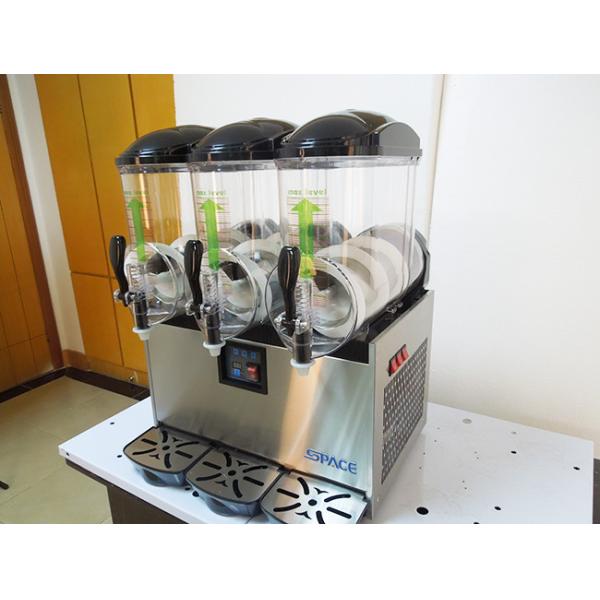 High Capacity 3 Tanks Frozen Drink Slush Machine Automatically Control CE Approved