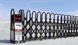 China Industial Grade Trackless Automatic Folding Gate With Aerodynamic Design wholesale
