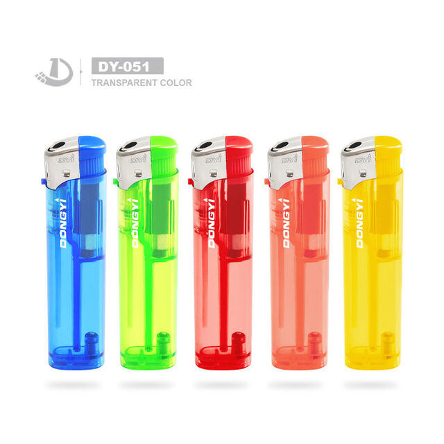 Transparent Color Pink Electric Lighter