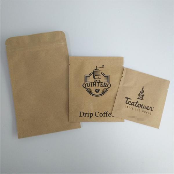 Quality Hot Stamping Foil Coffee Customized Paper Bags Doypack Biodegradable Gravure Printing for sale