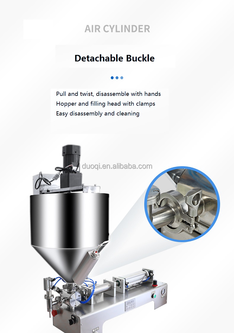 High Efficiency Automatic Cream Filling Machine Stable Operation Rustproof