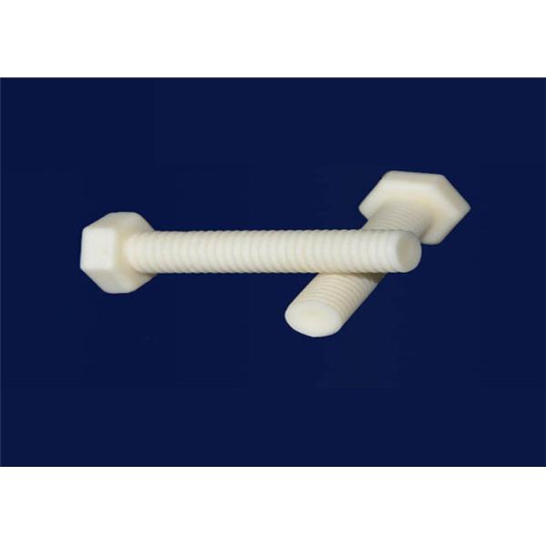 China Al2o3 Insulating Threaded 99% Alumina Ceramic Rod High Temperature Resistance wholesale