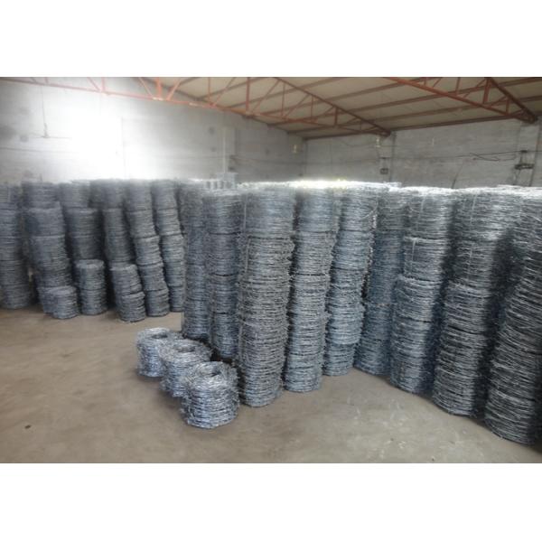 Galvanized Steel Iron SWG14 15CM Double Strand Barbed Wires